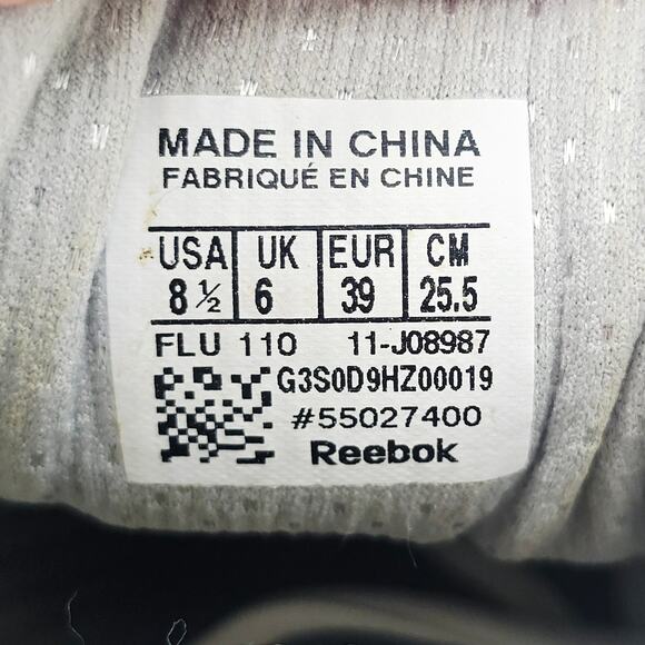 Y2K Reebok EasyTone Smooth Fit Athletic Walking Sneaker Shoe White Womens 8.5 - Picture 8 of 9